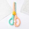 Tijeras pequeñas de dibujos animados nuevas tijeras de seguridad para niños tijeras hechas a mano para oficina cuenta a mano corte tijeras de papelería cortador de papel diy