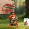 Etiquetado transfronterizo plano acrílico 2D Protect Punch El Mono orangután colgante de peluche