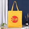 Bolsa de algodón portátil con publicidad a color al por mayor de fábrica, personalizada, plegable, para embalaje de regalo, bolsa de compras personalizada