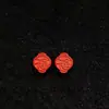 Accesorios de Arena Roja, Cuentas Hechas a Mano de Alta Calidad para DIY, Cuentas para Pulsera de Cinabrio Genuino, Accesorios Pequeños, Cuentas Sueltas al por Mayor
