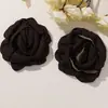 Atmósfera de Otoño e Invierno Tela Retro Lunares Rosa Seco Pasador DIY Cuerda para el Cabello Tocado Broche Collar Accesorios de Flores