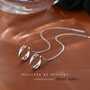 Nuevos aretes de borla cara delgada larga alambre red de aretes viento frío clip para hueso de la oreja nicho mayoreo
