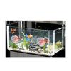 Aquário Transparente de Plástico de Alta Definição para Peixe Dourado Casa Mesa de Escritório Sala de Estar Pequeno Imitação de Vidro Tartaruga Paisagismo Tanque Ecológico