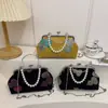 Bolso Exquisito para Lipstick de Nuevo Estilo, Bolso de Mano para Mujer, Bolso de Hombro, Bolso Cruzado, Bolso de Noche, Adecuado para Combinar con Cheongsam, Hanfu, Bolso Retro Estilo Chino