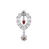 Europeo y Americano Transfronterizo Nuevo Acero Inoxidable Murciélago Piercing Joyería Zirconia Anillo para el Ombligo Invertido Botón para el Ombligo Amazon