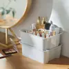 Jianmei Aishanglijia Cesta de Almacenamiento Doméstica Apilable de Plástico PP para Ropa Interior, Cosméticos, Escritorio