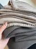 Pantalones de Punto de Lana Suave Color Avena de Pierna Ancha para Mujer, Pantalones Casuales Rectos Holgados de Cintura Alta con Caída, Engrosados, para Otoño e Invierno