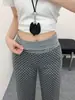Pantalones Deportivos de Lunares Estilo Americano con Cintura Ancha Acampanada para Mujer, Nuevo Estilo Primavera/Verano, Caída Suelta, Relajados, Adelgazantes, Casuales Largos, Pantalones de Chándal para Yoga
