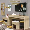 Mueble de TV para habitaciones estándar en hoteles, juego completo de muebles de hotel para habitaciones de huéspedes, combinaciones sencillas de muebles para apartamentos y alojamientos tipo bed & breakfast, se puede fabricar a medida