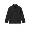 Procesamiento de camiseta de punto con cremallera a media altura para niños 10A, antibacteriana, base de seda de acetato amigable con la piel, Clase A, para hombre y mujer, hecha a medida OEM