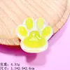 Acessórios de Resina Luminosos Tamanho Grande Pequeno Cor Transparente Fofo Garra de Gato DIY Grampo de Cabelo Pendente Porta-Copo Capa de Celular Feito à Mão