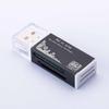 Venta al por mayor de fábrica Lector de tarjetas Shiyou Xiangyun SY-638 TF + SD + M2 + MS lector de tarjetas cuatro en uno de aleación de aluminio