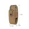 Venta Directa de Fábrica Funda Táctica para Walkie-Talkie de Exterior Bolsa de Accesorios Molle Bolsa Multifuncional para Teléfono Móvil Bolsa de Accesorios Protectora