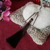 Yixiangfei hebilla de seguridad de tres colgantes borla 12 cm borla cheongsam vestido cara de caballo colgante de jade decoración colgante de cintura tapeta de presión paso prohibido