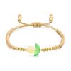 Pulsera roja tejida a mano Tulipán de venta caliente transfronteriza europea y americana, pulsera simple y fresca para novia, joyería al por mayor