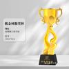 Trofeo de Cristal de Resina Estrella de Cinco Puntas Micrófono Empleado Destacado Actor Estudiante Trofeo de Baile Medalla Grabado Premio