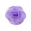 Flor de malha queimada de 8 cm, flor de camélia de borda assada feita à mão de 10 cm, corpete de cabeça, roupas, sapatos, acessórios, enfeites de flores, ponto