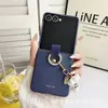 El Nuevo Estuche Portátil es Adecuado para Samsung Z Flip7 Funda para Teléfono con Pantalla Plegable Mate tipo Piel Flip6 Cubierta Protectora Anticaídas