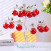 Árbol de Manzana de Cristal Árbol de la Paz Decoración Creativa para Sala de Estar Regalo Entrada Mueble de TV Aparador de Vino Decoración del Hogar Adornos