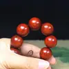 Pulsera de cuentas de sándalo rojo pera de cártamo pequeña mercancía más vendida fabricantes de pulseras de cuentas venta al por mayor