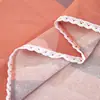 Juego de Sábanas de Algodón Grueso de Cuatro Estaciones, Juego de Tres Piezas Incluyendo Sábana y Fundas de Almohada, Adecuado para Dormitorios de Estudiantes, Esterilla Refrigerante de Algodón Original, Entrega Directa