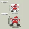 Fun-m655 Papai Noel Engraçado Peculiar Vista Traseira Assento de Vaso Sanitário para Banheiro Adesivo Decorativo de Personalidade Autoadesivo