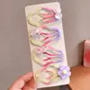 Dulces pinzas para el pelo para el flequillo de las niñas, accesorios para el pelo infantiles que no dañan el cabello, coloridas pinzas BB de nube para la frente y el flequillo lateral.