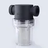 Filtro de agua del grifo, filtro de cría de tuberías, 4 puntos, 6 puntos, 1 pulgada, plástico transparente, riego, barrido, saneamiento, filtro de agua para vehículos.