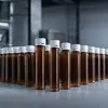 Botella de Tubo de Vidrio Marrón con Tapa de Rosca Estilos de Tapa Antirrobo Personalizables Contenedor de Almacenamiento de Reactivos Marca OEM Personalización