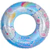 Fábrica de Yiwu Anillo de Natación Inflable Transparente con Lentejuelas y Dibujos Animados para Niños de 6 a 10 Años Venta al por Mayor