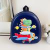 Mochila escolar para jardín de infantes con diseño de conejito de dibujos animados y luz para niños y niñas, nueva mochila de cáscara de huevo para niños