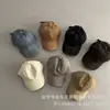 Gorra de Béisbol Lavada Vintage para Niños, Gorra Versátil de Color Sólido para Niños Mayores, Sombrero para el Sol para Acampar al Aire Libre en Otoño para Niños Pequeños
