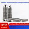 Elemento Filtrante Dobrável de Aço Inoxidável Personalizado Elemento Filtrante de Mícron para Remoção de Impurezas de Óleo Elemento Filtrante de Fábrica de Plástico