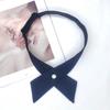 Corbata Azul Estilo Universitario jk Camisa Holgada Sin Golpes Accesorios Ropa Académica Rayada Japonesa Corbata de Lazo Mano Femenina Golpea Masculino dk