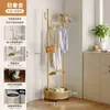 Y & h Perchero de Piso para Dormitorio Simple Estante para Ropa No Ocupa Espacio en Casa Habitación Interior Perchero para Ropa Abrigos Pequeño