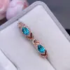 Aretes de Topacio Natural Llenos de Color Fuego, Piedra Principal Grande de 4*6 mm, Plata de Ley 925, Fabricante de Incrustaciones de Precisión