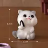 Nuevo Gatito Travieso paisajismo en miniatura bricolaje accesorios de bola de cristal bola de hilo adornos de resina de gatito travieso