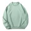 Suéter de cuello redondo de algodón Hua de 320 g, camisa publicitaria de otoño e invierno, estampado de logotipo para actividades, ropa de trabajo, ropa de clase al por mayor, color sólido