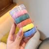 Nuevas Gomas para el Cabello Espesas y de Colores, Alta Elasticidad, Tejido Diagonal, Duraderas, Sencillas Bandas Básicas para Coletas