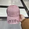 Boné de Baseball Bordado para Mulheres com Design de Letras, Estilo Desgastado, Estação Outono, Circunferência da Cabeça Grande, Boné Versátil para o Dia a Dia, Chapéu de Sol Emagrecedor para Homens