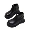 Botas Martin cálidas con suela gruesa y forro de felpa para mujer, nuevo modelo otoño/invierno 2026, plataforma con suela de punta ancha, botas de algodón versátiles para personas menudas