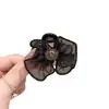 Presilha de Garra com Strass e Laço de Malha Fina Exquisite para Mulheres de Alto Valor Versátil Presilha para Franja Lateral Doce Fashionável Garra de Cabelo