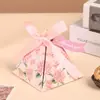 Caja de Dulces Triángulo para Boda Caja de Dulces de Alta Gama Personalizada Recuerdo de Boda Bolsa Maleta Especial Venta al por Mayor