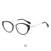 Estoque de Fábrica Novo Exclusivo Transfronteiriço Anel de Cartão Armação de Óculos Anti-luz Azul Lentes Planas Anel de Metal TR Lentes Planas