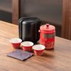 Juego de Té de Viaje Portátil Juego de Té Kung Fu Traje Venta al por Mayor Japonés Exterior Taza Exprés Vacaciones Empresa Regalo de Negocios