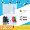 Ensino Fundamental Química Orgânica Modelo de Estrutura Molecular Modelo Atômico Escala de Morcego Modelo de Morcego 32003