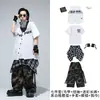 Ropa de Calle de Baile Hip Hop de Moda para Niños Conjunto de Chaleco para Niños Hip Hop Disfraz de Actuación de Batería Bang Callejero con Estilo