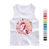 Chaleco Infantil Verano 2022 Nuevo Pony Delgado Camiseta Interior Estampada para Niños y Niñas Camiseta sin Mangas