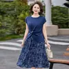 Vestido Delgado de Moda de Verano 2026 para Mamás, Vestido Versátil Juvenil Holgado de Tallas Grandes para Mujeres de Mediana Edad
