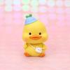 Enfeites Criativos de Pato Amarelo para Carro Boneca Fofa com Cabeça que Balança Enfeites de Interior de Carro Decoração de Bolo de Aniversário de Celebridade da Internet
